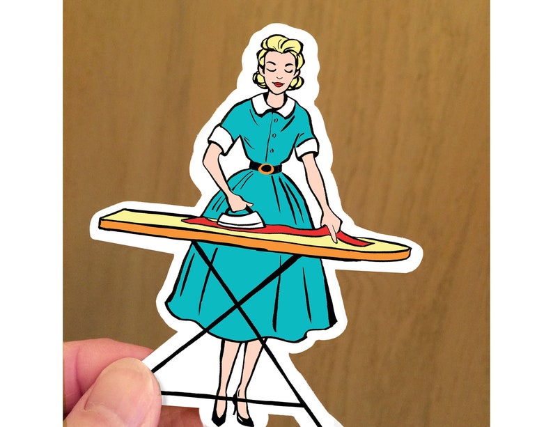Ironing Sticker, Vinyl Sticker, Decal Stickers, Vinyl Decal, Ironing