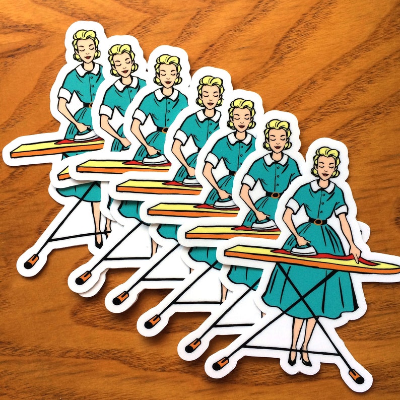 Ironing Sticker, Vinyl Sticker, Decal Stickers, Vinyl Decal, Ironing