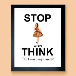 Wash your hands, bathroom art, wall decor, bathroom print, wash your hands print, bathroom wall art, bathroom wall art, funny bathroom art