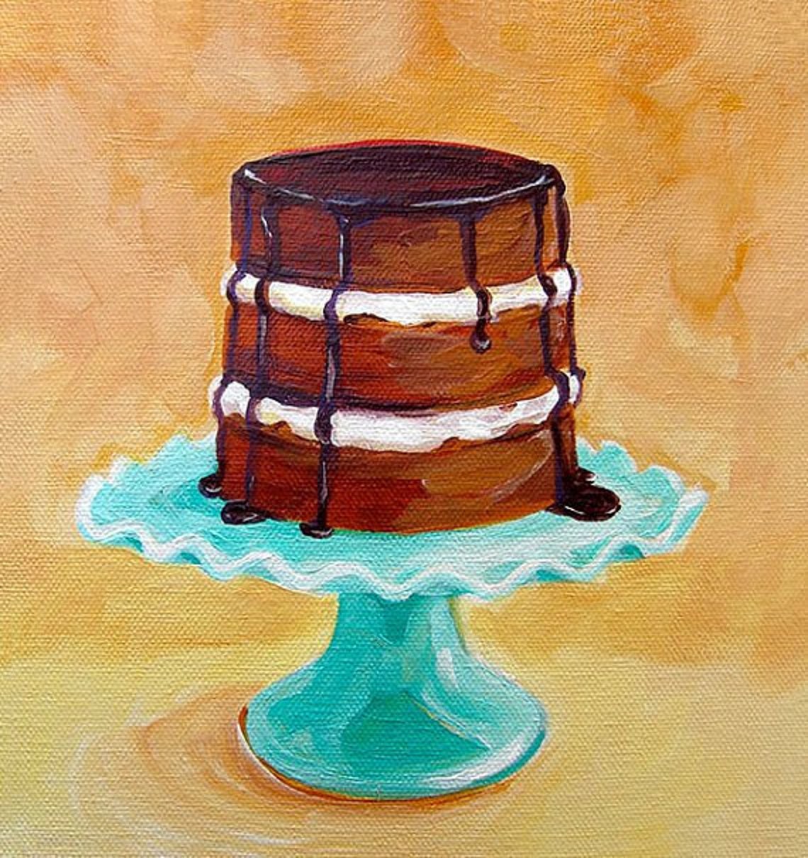 PRINT Kitchen Art, Wall Decor, Food Art, Food Art Print, Print, Dessert