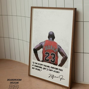 Michael Jordan Poster, Chicago Bulls, NBA Poster, Basketball, Office Wall, Art, Sports, Sports Gift