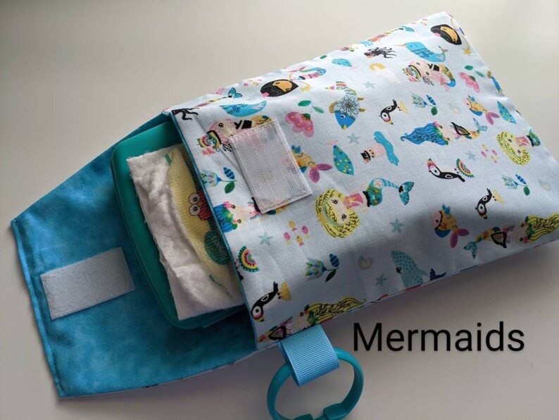 Diaper and Wipes Pouch Link Loop Diaper Bag Stroller Etsy