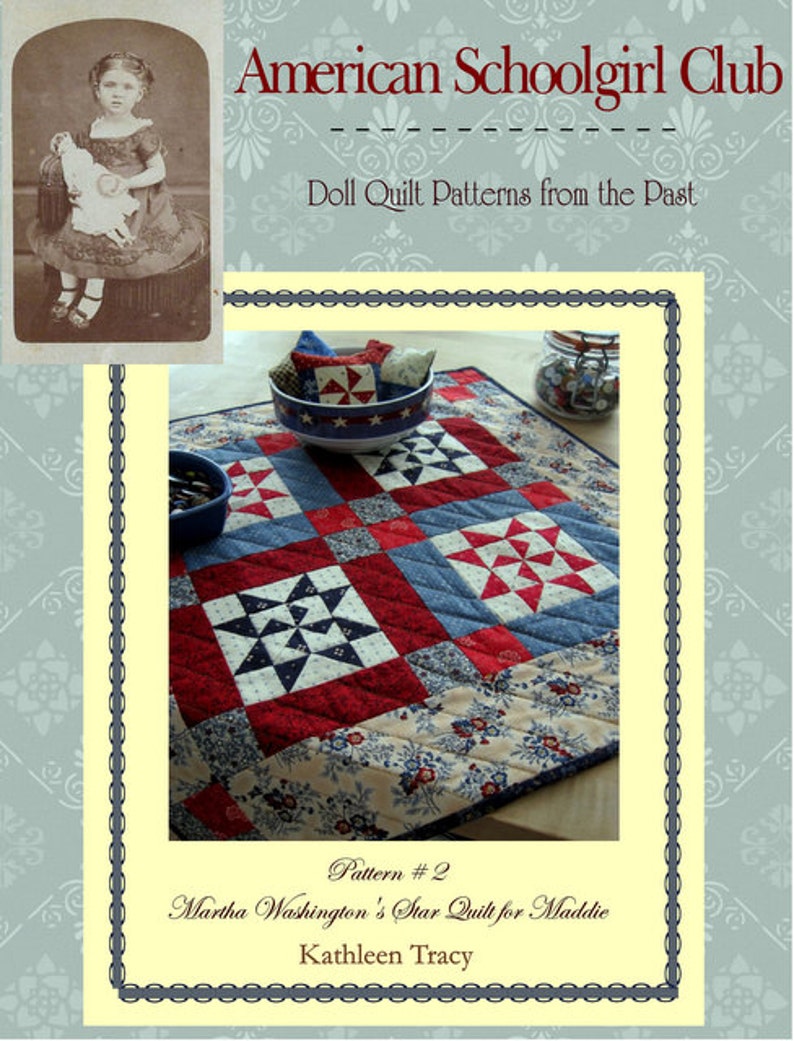 Small Quilt Pattern Martha Washington Star Mini Quilt image 4