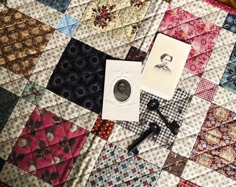 Kathleen Tracy | One of my favorite little four-patch quilts