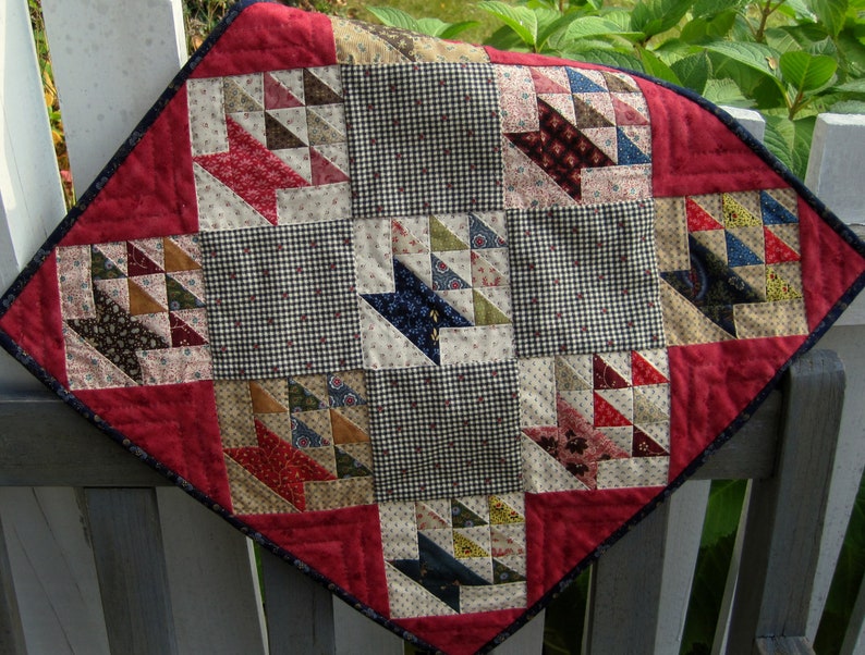 Small Quilt Pattern Basket Quilt Etsy