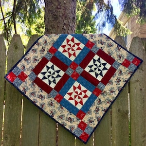 Small Quilt Pattern - Martha Washington Star Mini Quilt