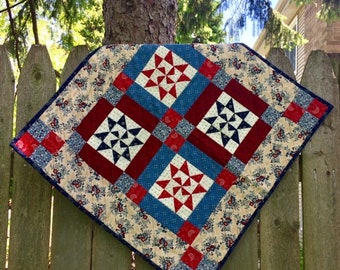 Small Quilt Pattern - Martha Washington Star Mini Quilt