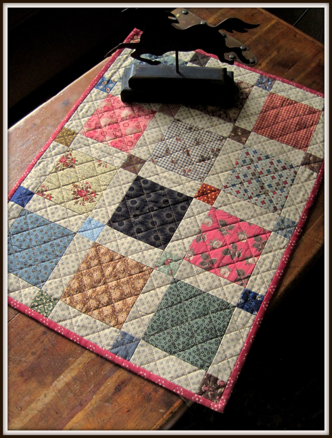 Civil War Scrap Squares Doll Quilt - Easy Quilt Pattern - Etsy