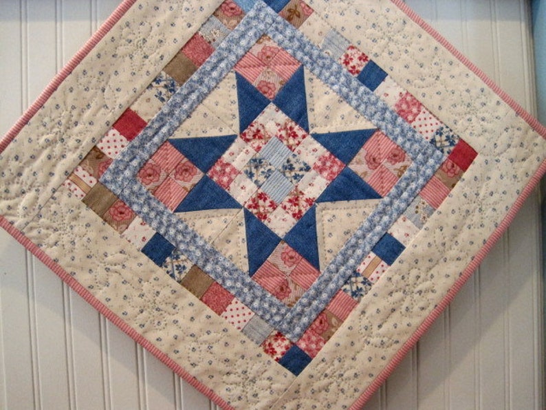Small Quilt Pattern Sweet Pea Doll Quilt Etsy
