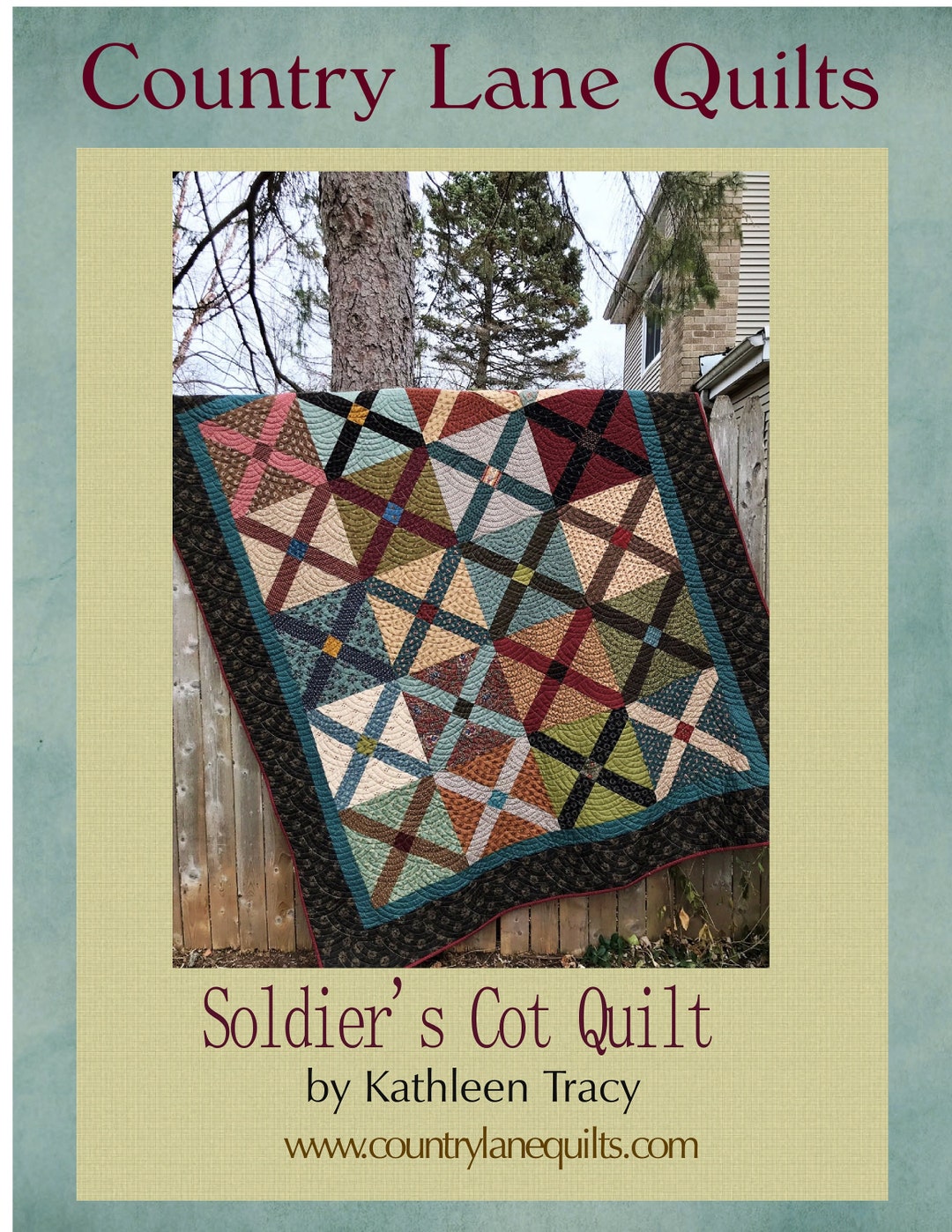Civil War Soldier's Cot Quilt - Easy X Quilt Pattern - Etsy