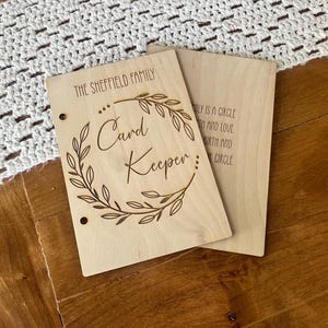 Kartenhalter, Weihnachtskartenhalter, Familienalbum, Holzkartenhalter, Weihnachtsdekor, Familienkarten, Ankündigungsanzeige