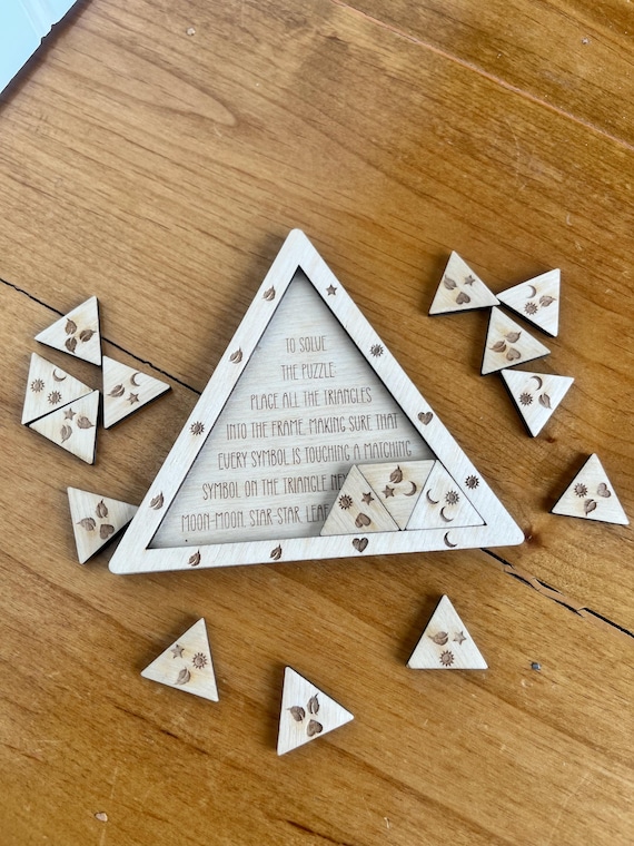 Triangle Brain Teaser Puzzle: Family Game Night IQ Test