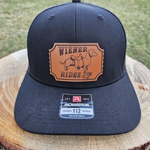 Wiener Rides Richardson112 Snapback-keps i läder med lapp