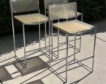 Italian Spaghetti Bar Stools by Giandomenico Belotti for Alias Design, 1980s, (1 of 3)