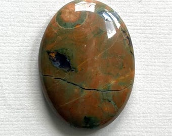 Rain Forest Jasper Cabochon