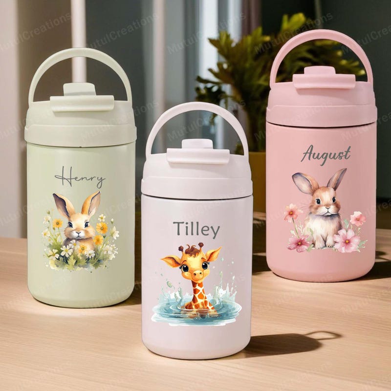 Personalized Kids Water Bottle - Etsy UK