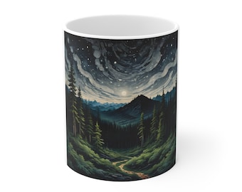 Starry Forest 11oz Mug