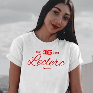 Charles Leclerc t shirt, F1 Charles Leclerc, F1 Shirt, Ferrari t-shirt, Leclerc Merch, Leclerc Ferrari, Formula 1 Merch, Gift for F1 Fans