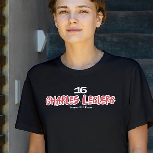Charles Leclerc t shirt, F1 Charles Leclerc, F1 Shirt, Ferrari t-shirt, Leclerc Merch, Leclerc Ferrari, Formula 1 Merch, Gift for F1 Fans