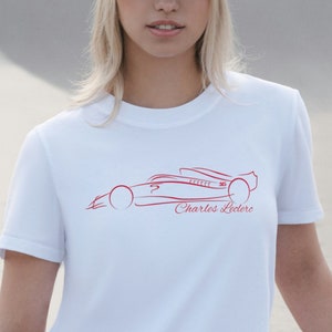 Charles Leclerc t shirt, F1 Charles Leclerc, F1 Shirt, Ferrari t-shirt, Leclerc Merch, Leclerc Ferrari, Formula 1 Merch, Gift for F1 Fans