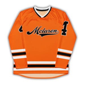 Lando Norris Mlaren F1 Hockey Jersey, Mclaren Sweatshirt, F1 Shirt, F1 Geschenk, F1 Kleidung, Track Day Shirt, F1 T-Shirt, F1 Hoodie