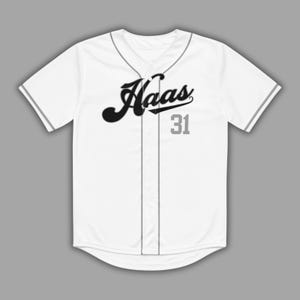Esteban Ocon uniseks Haas F1-honkbalshirt, Haas F1-shirt, F1-shirt, F1-cadeau, F1-kleding, shirt circuitdag, F1-t-shirt, F1-hoodie