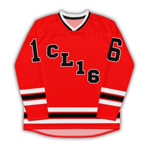 Charles Leclerc Unisex Ferrari F1 Hockey Jersey, Ferrari Sweatshirt, F1 Shirt, F1 Gift, F1 Clothing, Track Day Shirt, F1 tshirt, F1 Hoodie