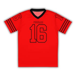 Charles Leclerc Unisex Ferrari F1 Football Jersey, Ferrari Sweatshirt, F1 Shirt, F1 Gift, F1 Clothing, Track Day Shirt, F1 tshirt, F1 Hoodie
