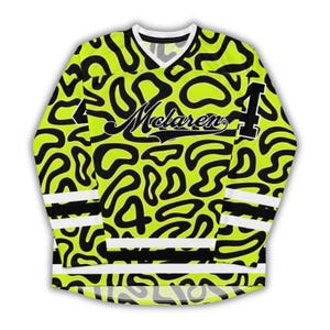 Lando Norris Mlaren F1 Hockey Jersey, Mclaren Sweatshirt, F1 Shirt, F1 Geschenk, F1 Kleidung, Track Day Shirt, F1 T-Shirt, F1 Hoodie