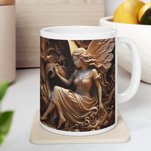 Engelsstatue Tasse, Betonengel, Jesus christliches Geschenk, Muttertag, Nana Oma Geschenk,