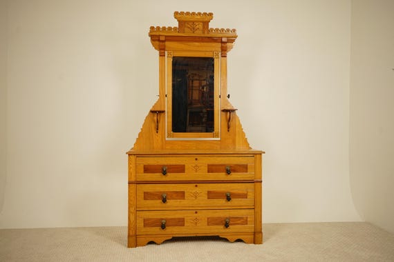 L3612-82 英国アンティーク オーク 化粧台 ドレッサー イギリス L3612