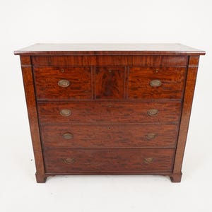 Antiguo arcón de caballero de caoba, Escocia, 1830, F-125