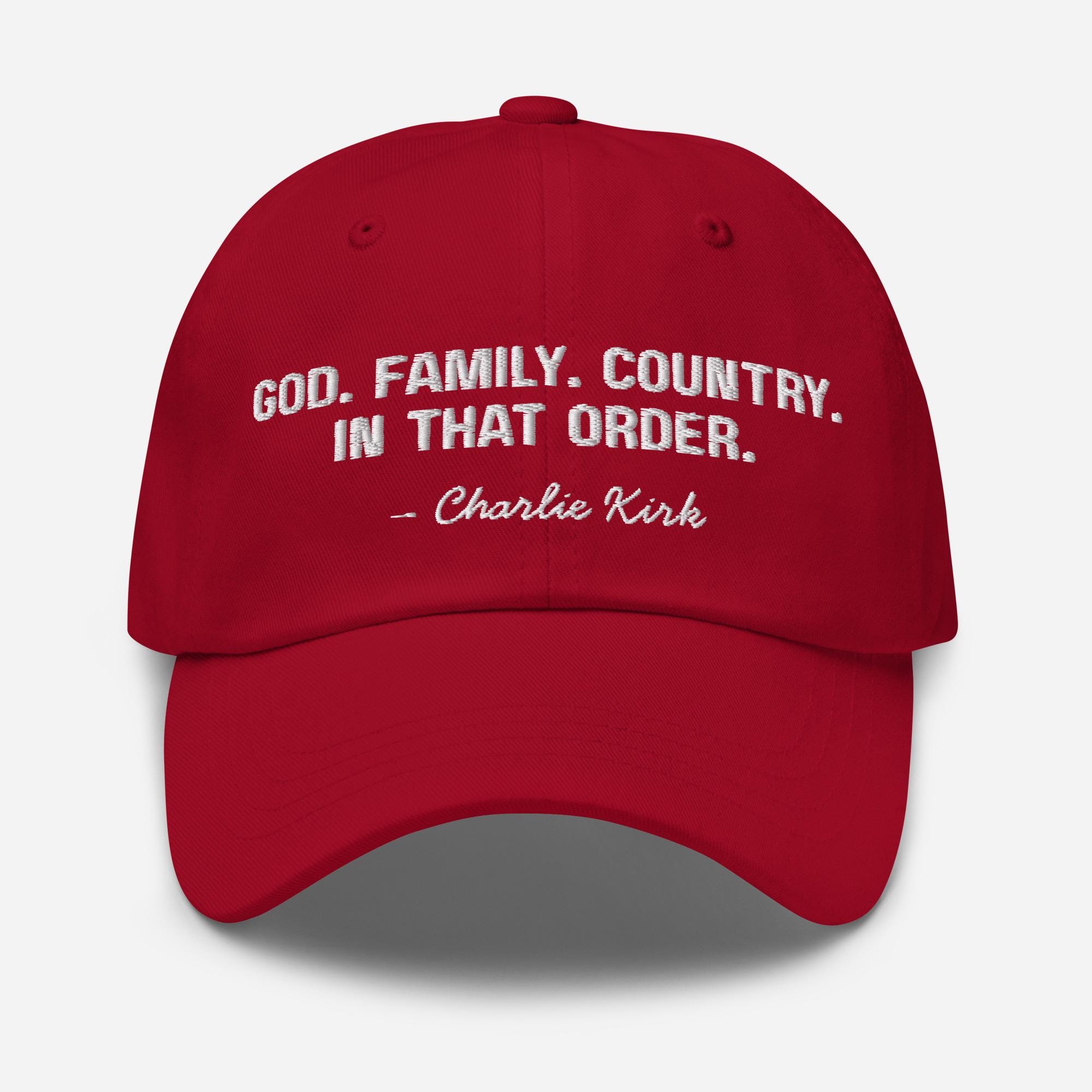 KWQDOZF Charlie Kirk Freedom Hat - Baseballkappe Mit Verstellbarer Größe