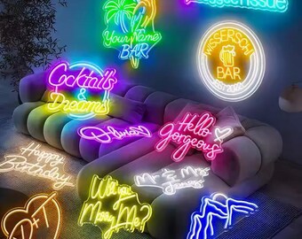 Custom Neon Sign | Neon sign Bar | Neon sign | Personalized sign | LED Neon Sign | Neon Sign Light | Neon Sign Art | Neon Light | Neon Wall