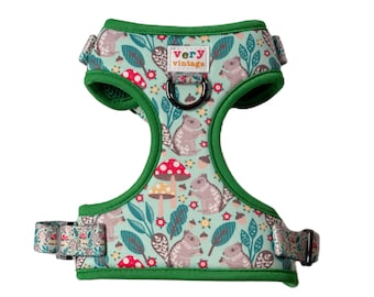 Personalized Dog Harness | Dog Harness | Squirrel Dog Harness | Harness Vest for Dogs | Step in Harness | Metal Hardware |  Eco-friendly