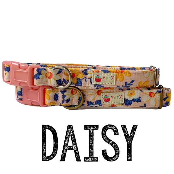 Collar - Flowers Collar | Floral Cat Collar | Floral Dog Collar | Colorful Flowers | Dog Collar | Cat Collar | Pet Supplies - Organic Cotton