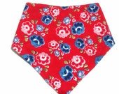 Dog Bandana, Dog Scarf, Floral Bandana, Snap Dog bandana, dog gift, dog bandana, pet accessories, pet lover gift, rifle paper co
