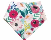 Dog Bandana, Dog Scarf, Floral Bandana, Snap Dog bandana, dog gift, dog bandana, pet accessories, pet lover gift, rifle paper co