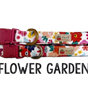 Collar - Flowers Collar | Floral Cat Collar | Floral Dog Collar | Colorful Flowers | Dog Collar | Cat Collar | Pet Supplies - Organic Cotton