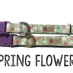 Collar - Flowers Collar | Floral Dog Collar | Floral Cat Collar | Blossoms Collar | Dog Collar | Cat Collar | Pet Accessories - Good Cotton