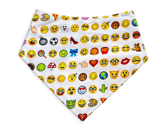 Bandana Emojis Bandana Emojis Addiction Gift Dog Bandana - Etsy Australia