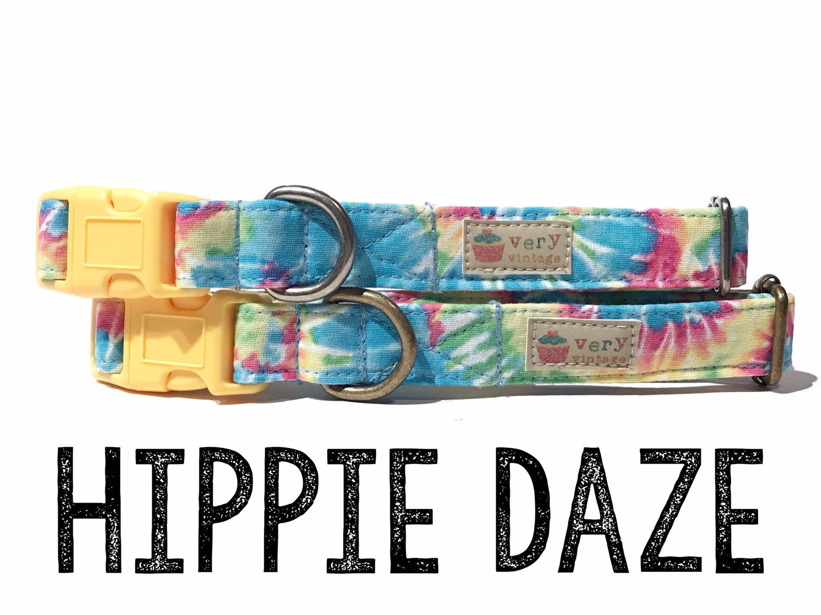 tie dye cat collar
