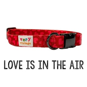 Herz Hundehalsband | Valentinstag Hundehalsband | Hundehalsband | Welpen Hundehalsband | Mädchen Hundehalsband | Liebe Hundehalsband | Neuer Welpe Geschenk