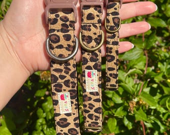 Wild Thing Dog Collar | Leopard Print Dog Collar | Adjustable Cat Collar | Animal Print Pet Collar | Handmade in Los Angeles | Cheetah Print