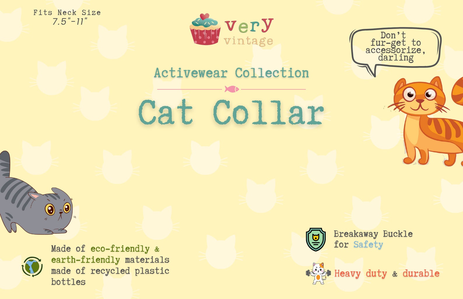 What's Unique About Our Activewear Cat Collars
