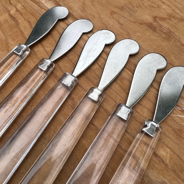 Party-Time Six Party Spreaders Stainless Steel Cheese Charcuterie