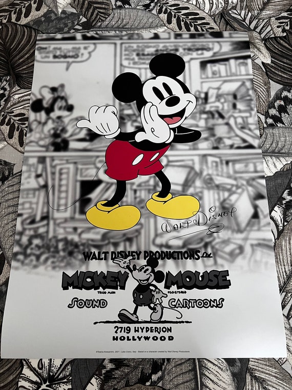 Poster 70 X 50 Cm HD - “mickey Mouse” Disney Collection 2021 - Etsy