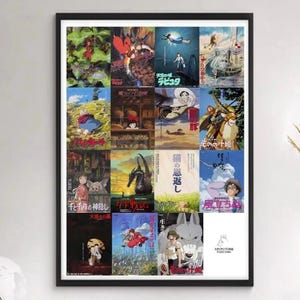 RARE Studio Ghibli Collection - LIMITED Poster 70x50 cm HQ