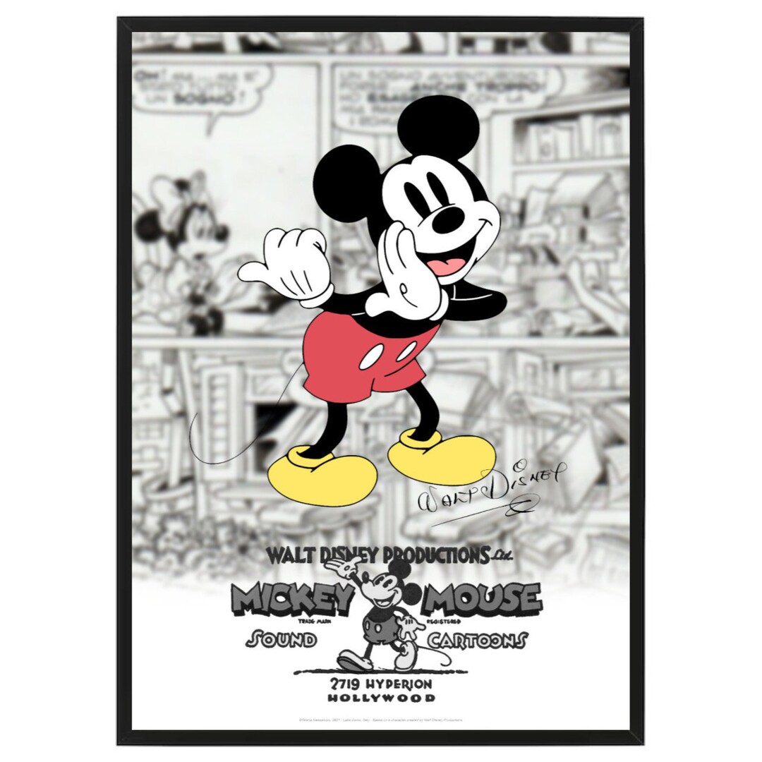 Poster 70 X 50 Cm HD - “mickey Mouse” Disney Collection 2021 - Etsy