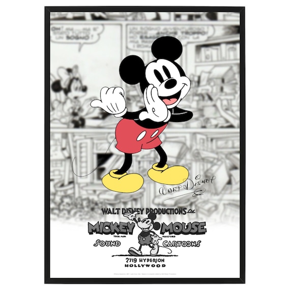 Poster 70 X 50 Cm HD - “mickey Mouse” Disney Collection 2021 - Etsy
